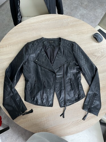 Damen lederjacke schwarz - damen,