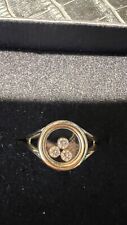 Original  CHOPARD HAPPY DIAMONDS BRILLANTRING in 750 Gelbgold