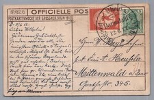 Reich flugpostkarte - dt.,