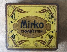  Mirko CIGARETTEN CASANOVA DRESDEN alte  Zigarettendose 20 Stk. Blechdose ~ 1912