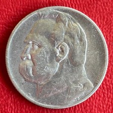 5 Zloty Polen 1934 ss / PILSUDSKI / SILBER / SELTEN!! / KM#Y25