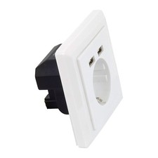 2USB Schuko Unterputz