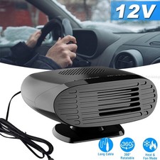2 in1 Auto Heizlüfter 12V 360° KFZ Zusatzheizung ABS Heizer Scheibenenteiser DHL