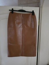 Bleistiftrock aus Kunstleder