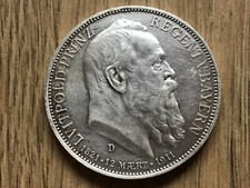 Königreich Bayern 2 / 3 / 5 Mark  Silber