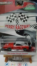 Greenlight Perry Raceway 1969 Dodge Charger Daytona Chase Green Wheels (NG37)
