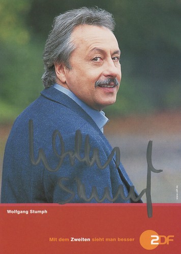 Wolfgang stumph autogramm - stumph,