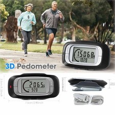 3D Sensor LCD Schrittzähler Schritt Gehstrecke Kalorienzähler Joggen Laufen