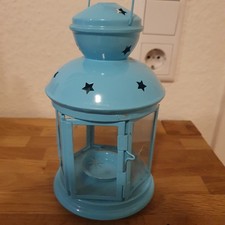 ikea laterne rotera türkis 21cm