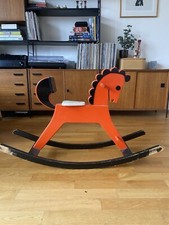 Schaukelpferd 50er / 60er Jahre Midcentury Spielzeug von Konrad Kelle