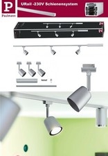 Paulmann URail Spot Cover Basis 3er Set GU10 230V Chrom matt ohne Leuchtmittel