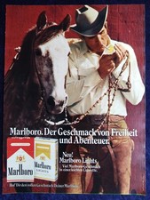 Marlboro Zigaretten, die originale Werbung aus 1975