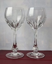 2x Nachtmann „Isabella“ Rotweingläser Rotwein Glas H 18 cm, Ø 6,5 cm, signiert