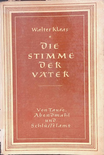 Die stimme der väter eine - der,