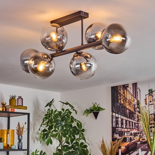 Retro flammige deckenlampe - 6-flammige,