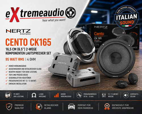 Hertz cento ck165 - hertz, 16,5cm