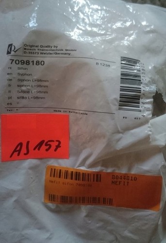 Buderus 7098180 siphon gb102 - buderus,