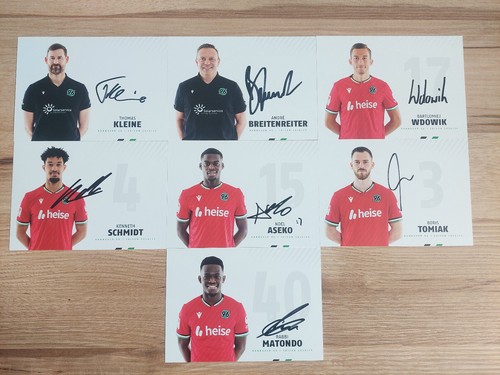 Autogrammkarten hannover 96 - hannover,