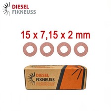 4x Kupfer Injektor Dichtring