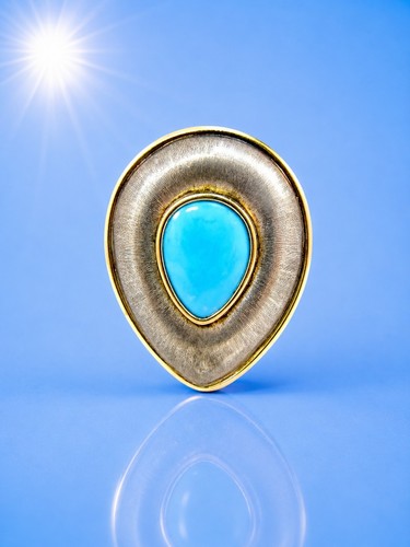 Antik stil brosche 750 - antik-stil, gold