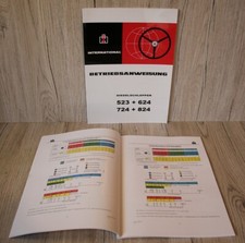 IHC Betriebsanleitung für Traktor 523+624+724+824 ab 1.71
