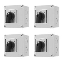 Hauptschalter Drehschalter mit Gehäuse Nockenschalter Wendeschalter Schalter