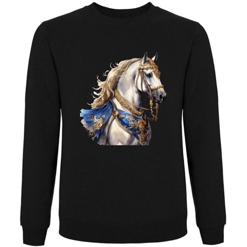 Sweatshirt schwarz pferde - sweatshirt,