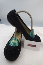 ES0369 Damen Ballerinas, schwarz von Pesaro, Gr. 38