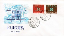 Italien 1149-50 FDC-Rodia, CEPT 1963