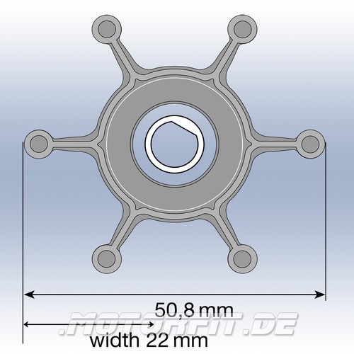 Impeller 824p nitrile - 09-824p-9,