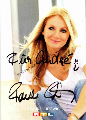 Original autogramm frauke - original,