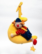 Sterntaler Clown mit Mond gelb  Spieluhr