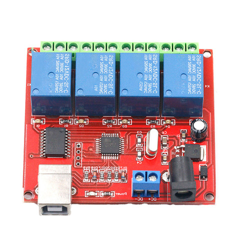 Kanal relaismodul usb - 4,