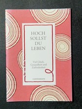 Coppenrath - Geschenkbuch - Hoch sollst du leben - WIE NEU