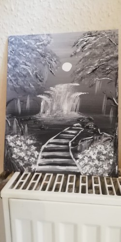 Leinwand von hand gemalt - leinwand,