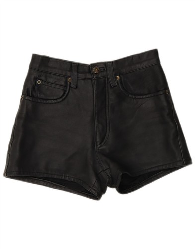 Vintage damen leder shorts w26 - leder,