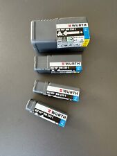 Würth 4tlg Set Kegelsenker Gelb-/Blauring HSS 90° DIN 335 C Stahl Aluminium