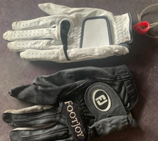 2x linke Golfhandschuhe Footjoy + Crivit Gr. ML Nappaleder  Golf Handschuhe