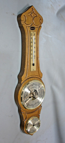 Vintage wetterstation eichen - wetterstation,