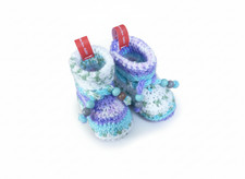 Handgehäkelte Baby Booties