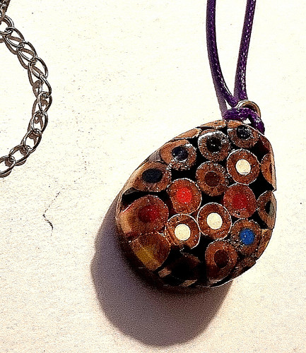 Anhänger massivholz boho - massivholz,