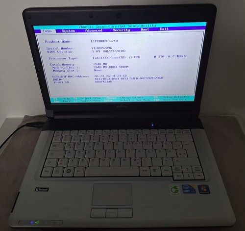 Fujitsu siemens lifebook s710 - fujitsu-siemens,