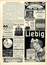 Weck Frischehaltung Elektrisches Osmium-Licht Kamera Fürstlich Plessische ..1905