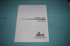 DBX 166A Manual