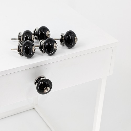 Handbemalte keramikknäufe 6er - handbemalte,