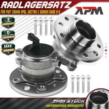 2x Radnabe Radlagersatz Hinten