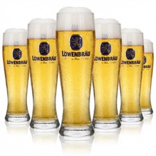 Löwenbräu glas 5l - 6x, 0,5l