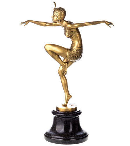 Bronzeskulptur bronze art deco - bronze,
