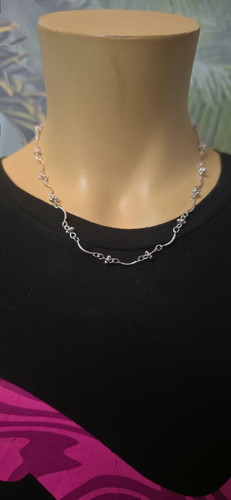 Kette silber perlen damen - silber,