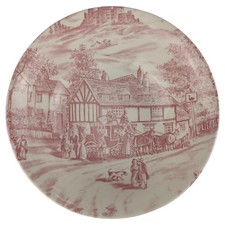 Dessertschale Churchill England Swan Inn Pink